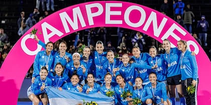 El seleccionado argentino de hockey femenino se coronó el año pasado en la Copa Panamericana