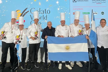El seleccionado argentino del Helado Artesanal se ubicó en el podio como uno de los mejores del mundo