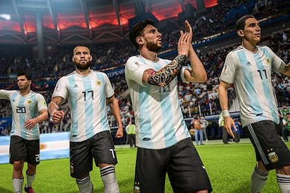 El seleccionado argentino estará actualizado con la formación mundialista en la última actualización del FIFA 18