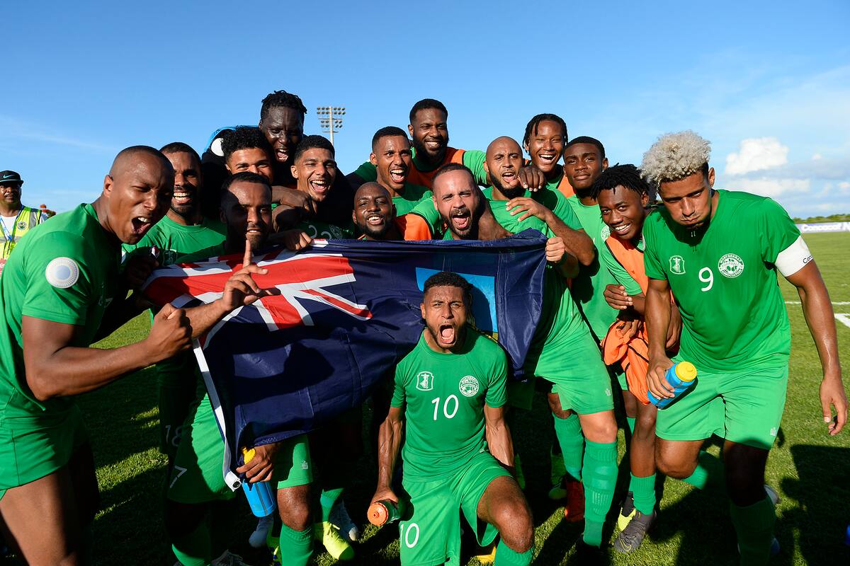 El seleccionado de Montserrat celebró el agónico 1-1 ante El Salvador como si fuera la final de una Copa del Mundo.