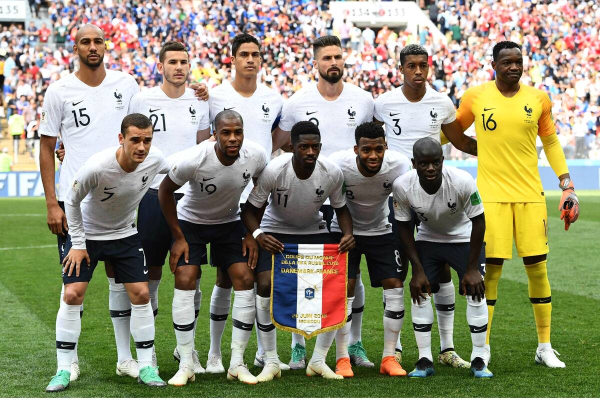 El seleccionado francés que jugó contra Dinamarca