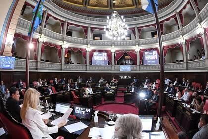 El Senado bonaerense.