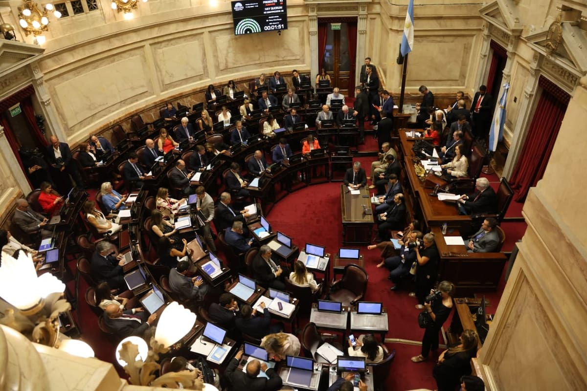 El Senado le dio media sanción en la madrugada de este jueves a la reforma laboral