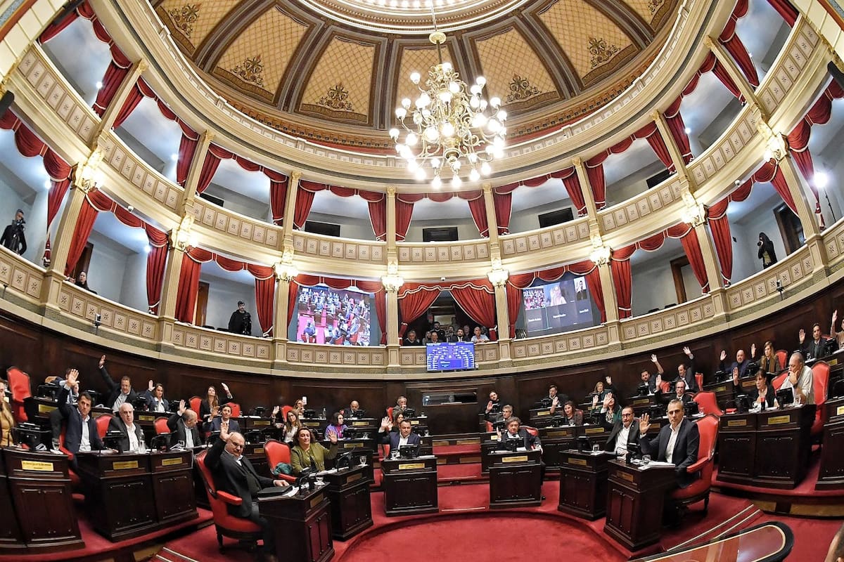 El Senado provincial, en la sesión ayer