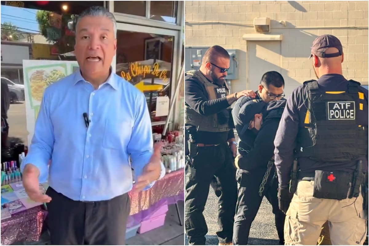 El senador Alex Padilla instó a los residentes a "protestar con la billetera" para apoyar a comercios migrantes