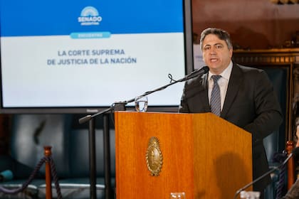 El senador de la LLA Francisco Paoltroni