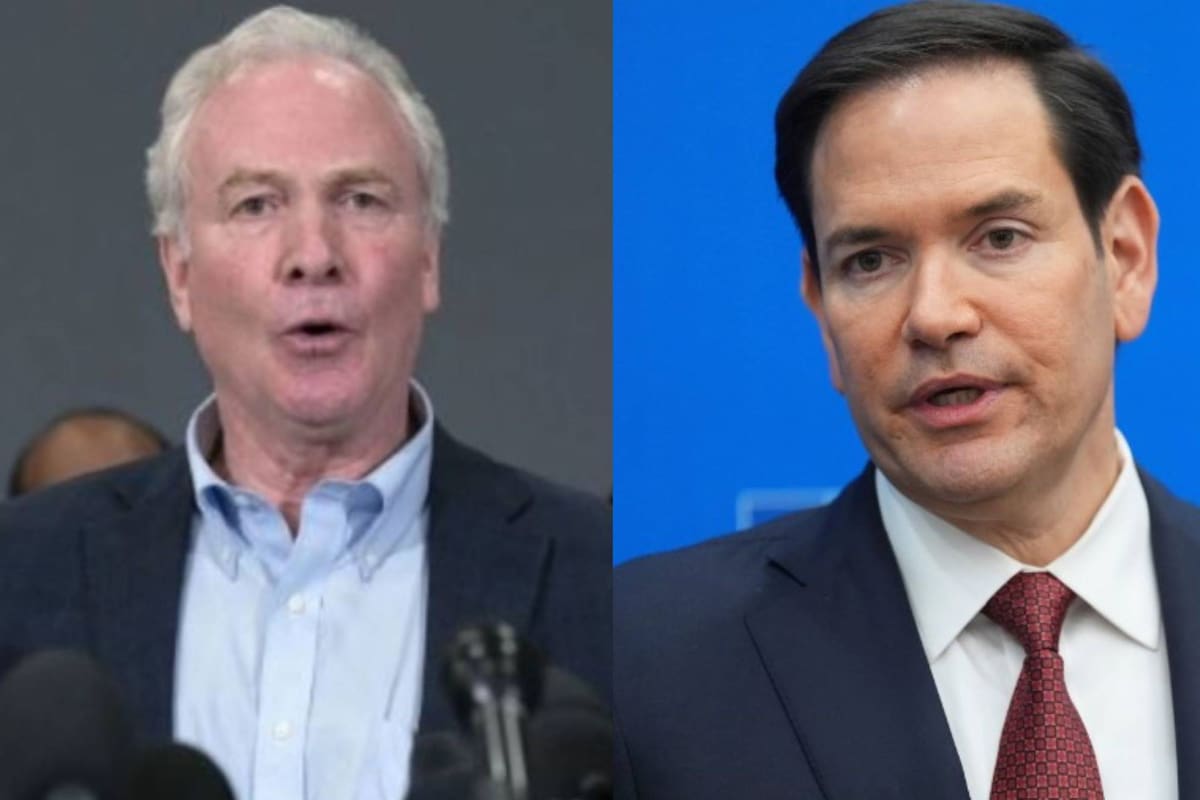 El senador demócrata Chris Van Hollen cruzó al secretario de Estado de Estados Unidos por las deportaciones y lo calificó de "patético"