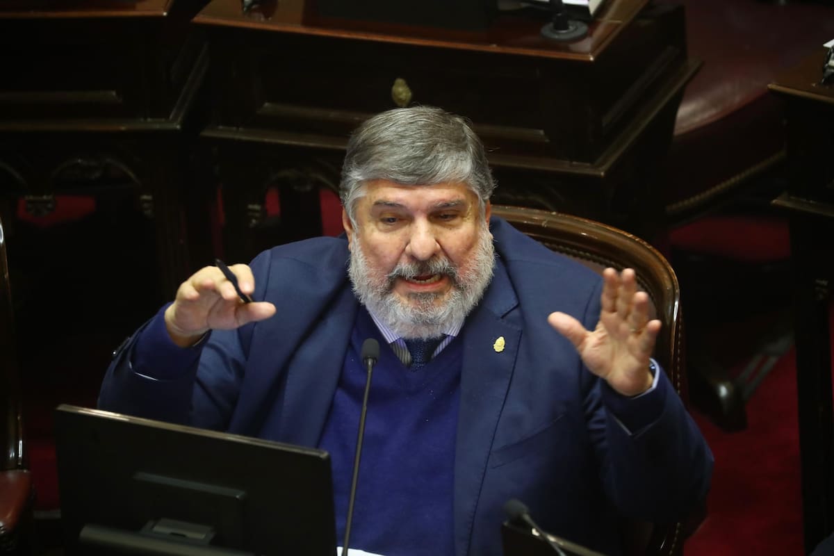 El senador José Mayans, presidente del bloque del Frente Nacional y Popular