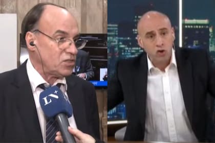El senador Pablo Blanco y el periodista Esteban Trebucq mantuvieron un fuerte cruce durante una entrevista