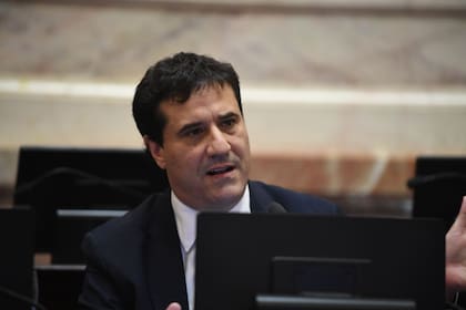 El senador radical Maximiliano Abad