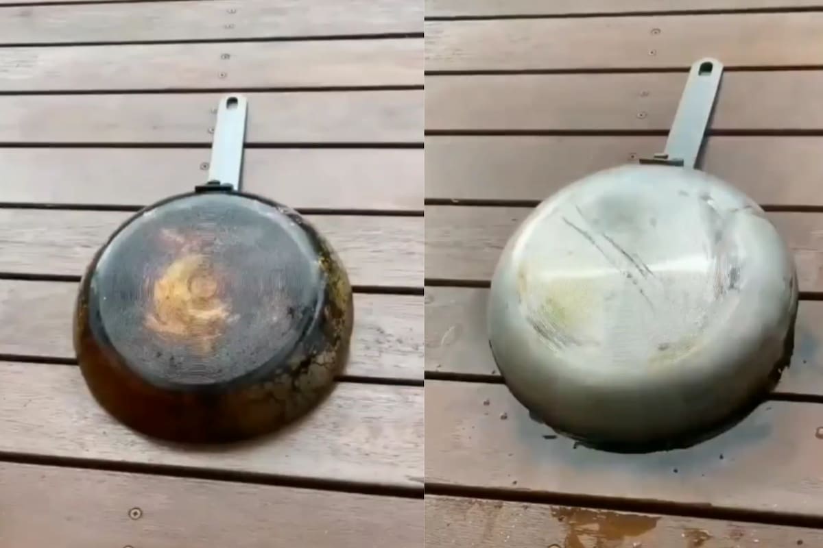 El sencillo truco para limpiar ollas y sartenes quemadas que vas a amar