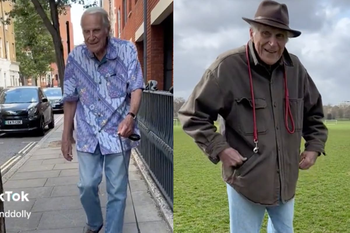 El señor de 86 años tiene una enfermedad degenerativa, por lo que su hija decidió adoptar nuevas maneras de cuidarlo