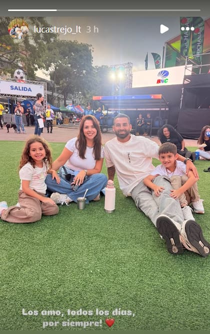 El sentido mensaje del futbolista para su familia