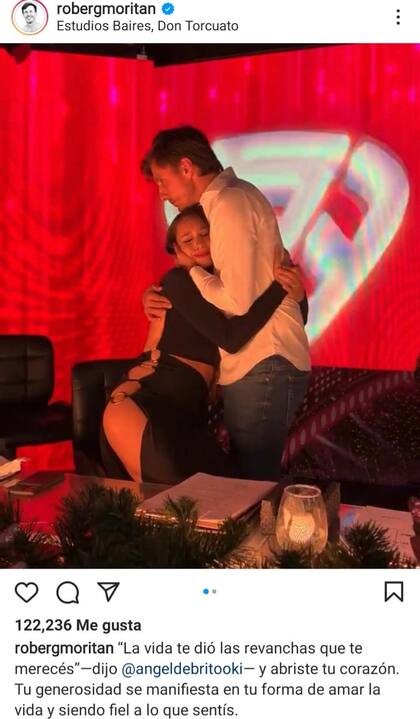 El sentido mensaje que escribió Roberto García Moritán tras la emoción de Pampita