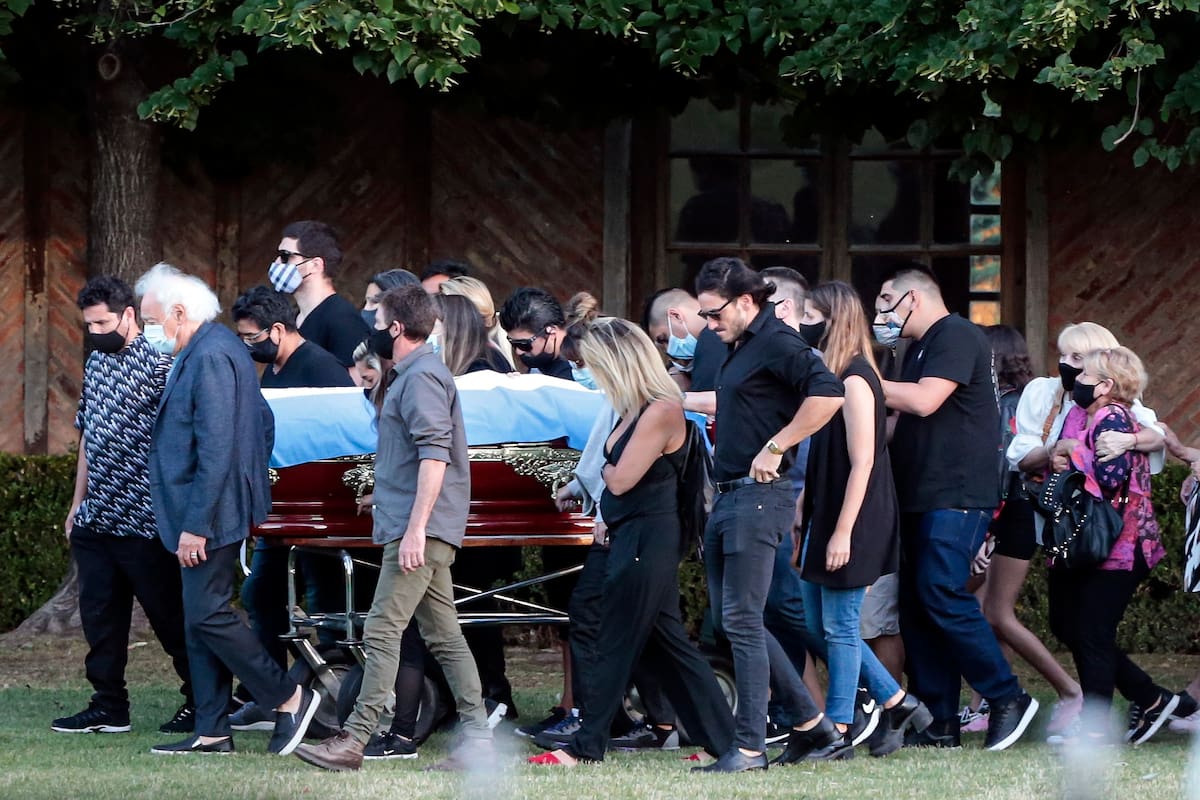 El sepelio de Diego Maradona.