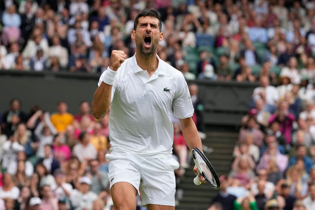 El serbio Novak Djokovic es el gran favorito al título en Wimbledon 2023 y enfrentará a Jannik Sinner