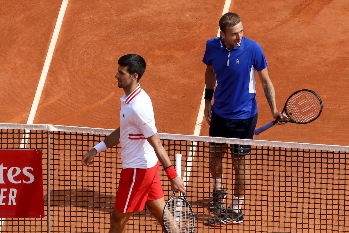 El serbio Novak Djokovic, número 1 del mundo, perdió su primer partido en la temporada: ante el británico Daniel Evans, en los 8vos de final de Montecarlo.