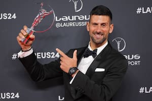 Djokovic fue elegido tra vez como deportista del año en la celebración de los "Óscars del deporte"