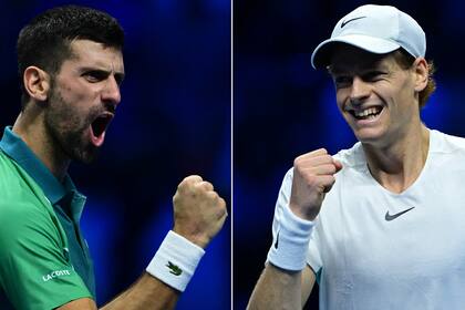 El serbio Novak Djokovic y el italiano Jannik Sinner jugarán este domingo la final del Masters de Turín; el serbio puede batir el récord de seis conquistas del torneo, que comparte con Roger Federer.