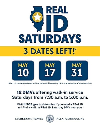 El servicio ampliado con Real ID los sábados estará vigente hasta el 31 de mayo