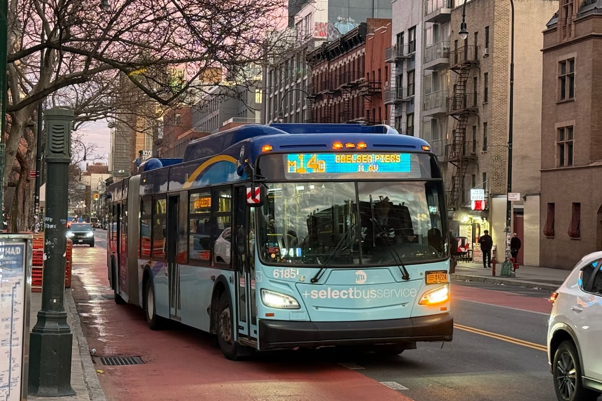 El servicio de autobuses de Nueva York es el más lento de las grandes ciudades en Estados Unidos