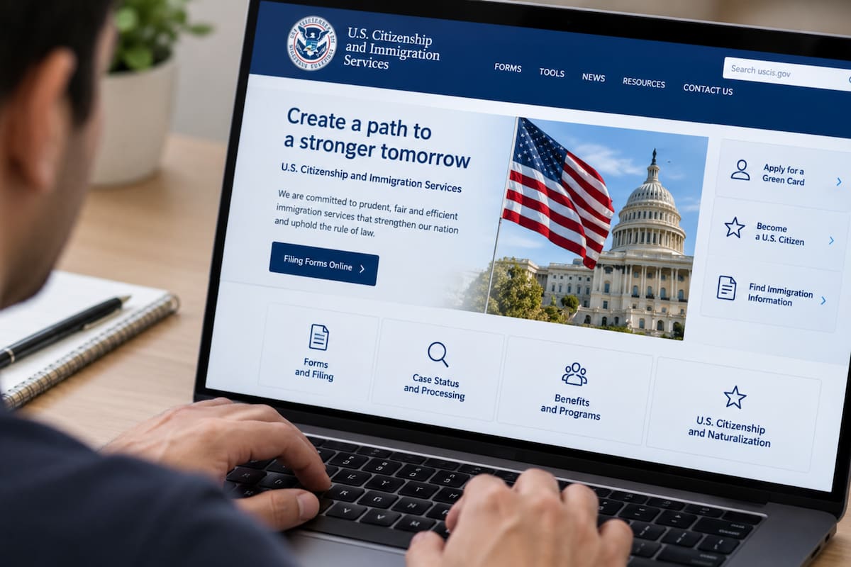 El Servicio de Ciudadanía e Inmigración de Estados Unidos quedó facultado para exigir el envío electrónico de determinados formularios migratorios