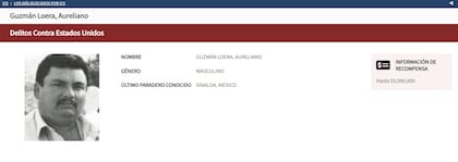 El Servicio de Control de Inmigración y Aduanas de Estados Unidos ofrece recompensa por información para su captura