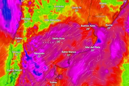El Servicio Meteorológico Nacional advirtió la llegada del fenómeno y dio recomendaciones