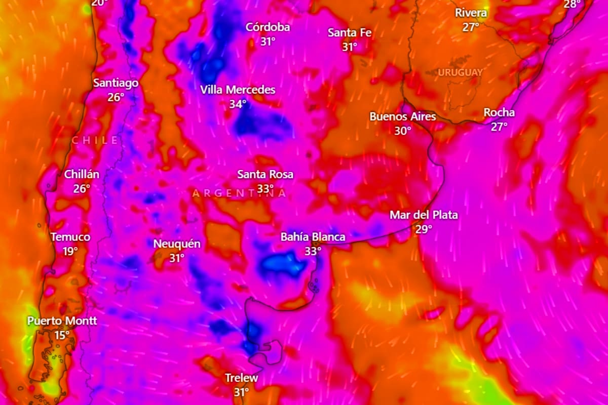 El Servicio Meteorológico Nacional advirtió la llegada de una nueva ola de calor