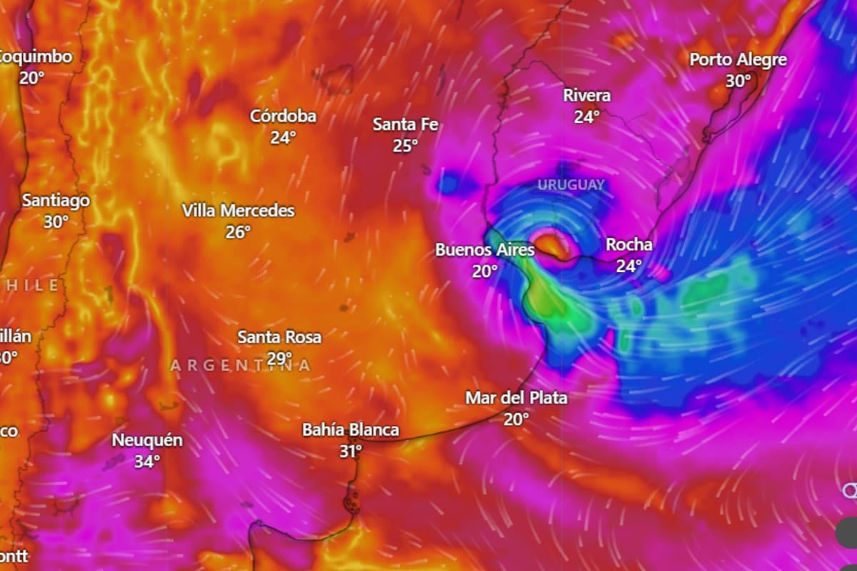 El Servicio Meteorológico Nacional advirtió la llegada de los fenómenos y brindó recomendaciones
