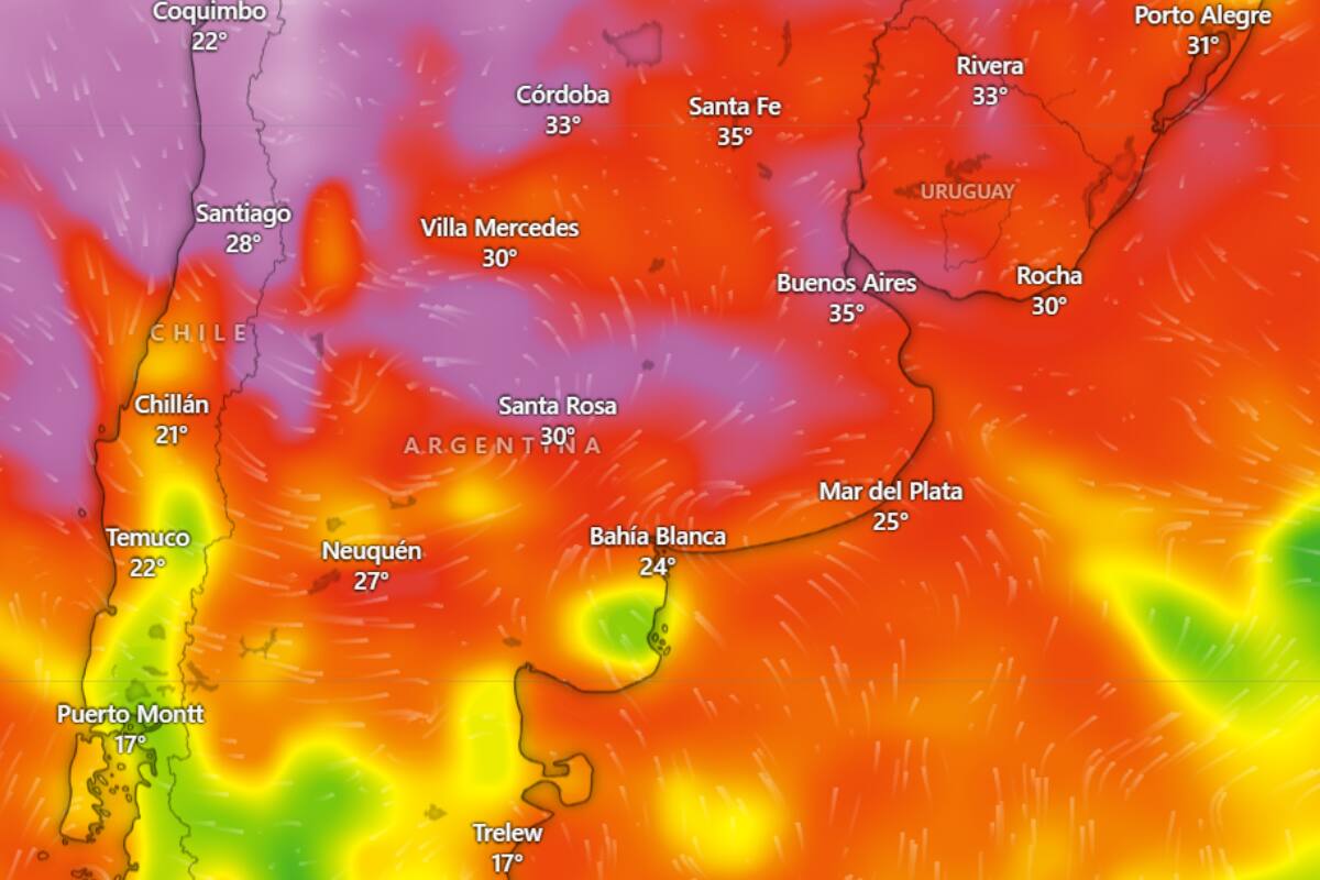 El Servicio Meteorológico Nacional advirtió sobre la llegada del fenómeno