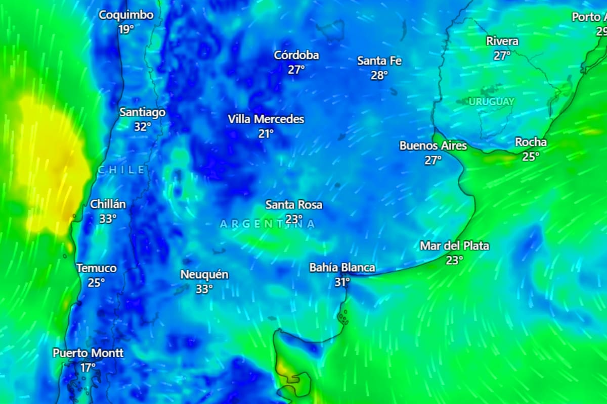 El Servicio Meteorológico Nacional anticipó el pronóstico del tiempo durante el fin de semana