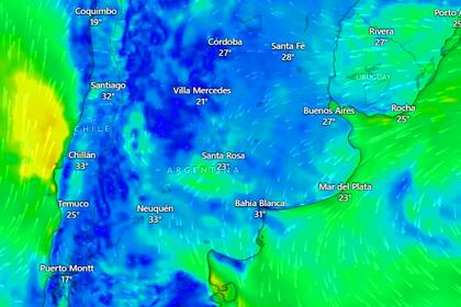 El Servicio Meteorológico Nacional anticipó el pronóstico del tiempo durante el fin de semana