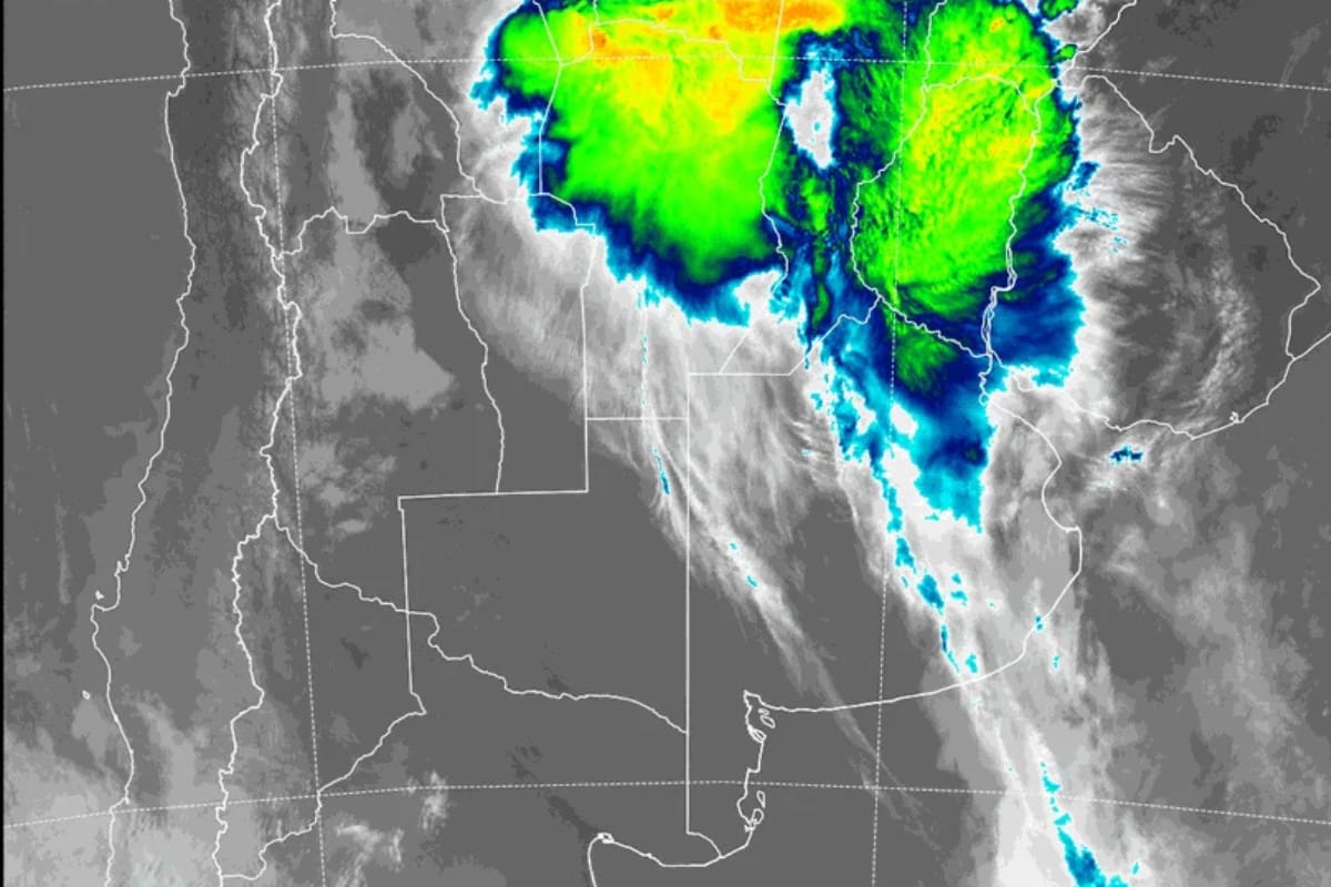 El Servicio Meteorológico Nacional anticipó la llegada de una jornada pasada por agua