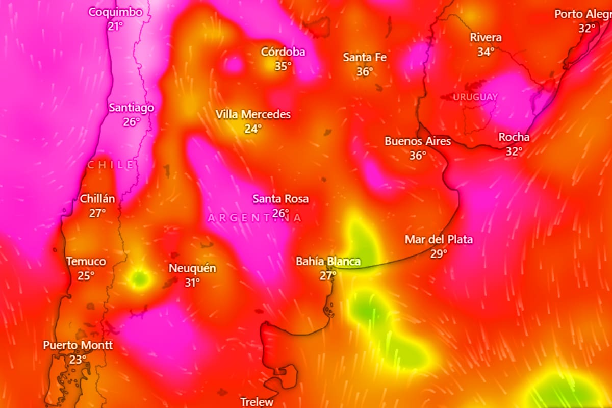El Servicio Meteorológico Nacional anticipó la ola de calor y brindó recomendaciones