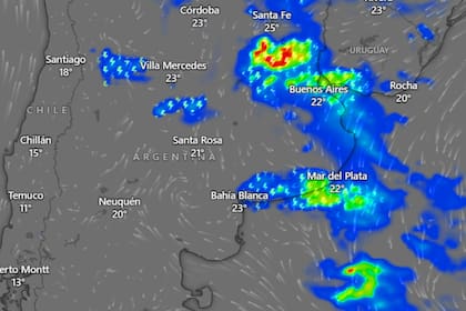 El Servicio Meteorológico Nacional anticipó una jornada pasada por agua en Buenos Aires