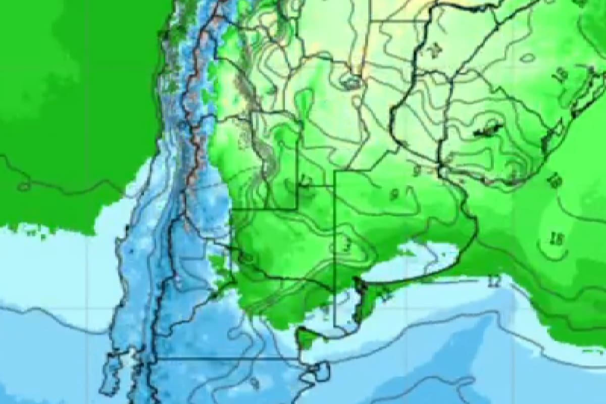 El Servicio Meteorológico Nacional anunció como será el clima en las próximas dos semanas