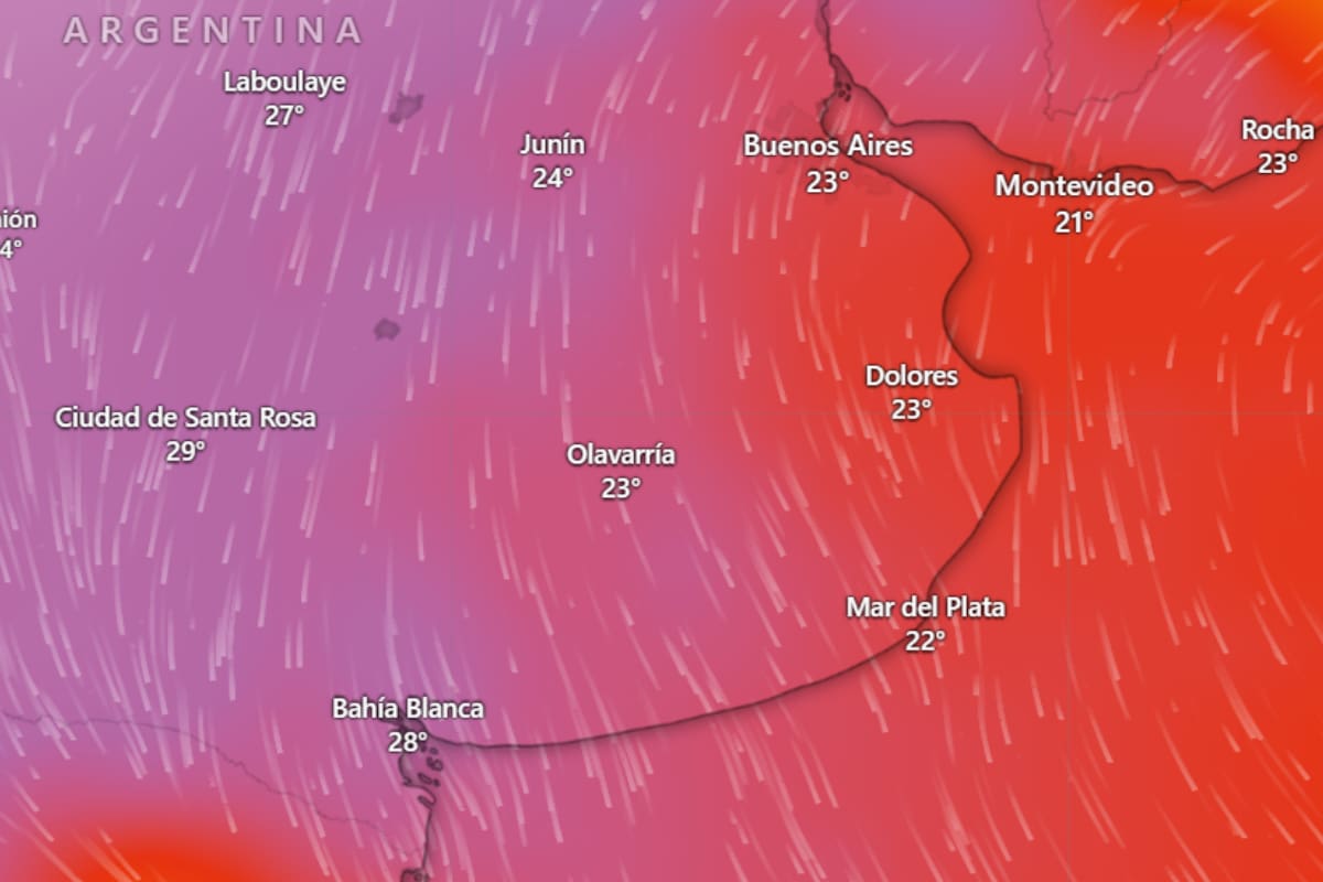 El Servicio Meteorológico Nacional emitió una alerta amarilla por fuertes vientos en distintos puntos del país