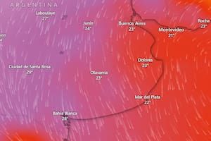 El Servicio Meteorológico Nacional emitió una alerta amarilla por fuertes vientos en distintos puntos del país