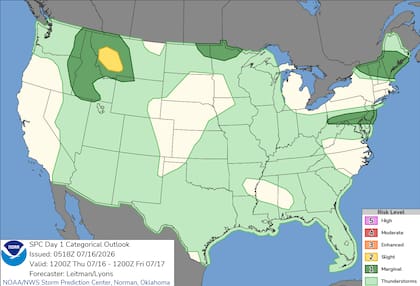 El Servicio Meteorológico Nacional estima que durante este jueves se acumularán entre seis y ocho pulgadas (15,2 a 20,3 centímetros) de lluvia en Texas Hill Country