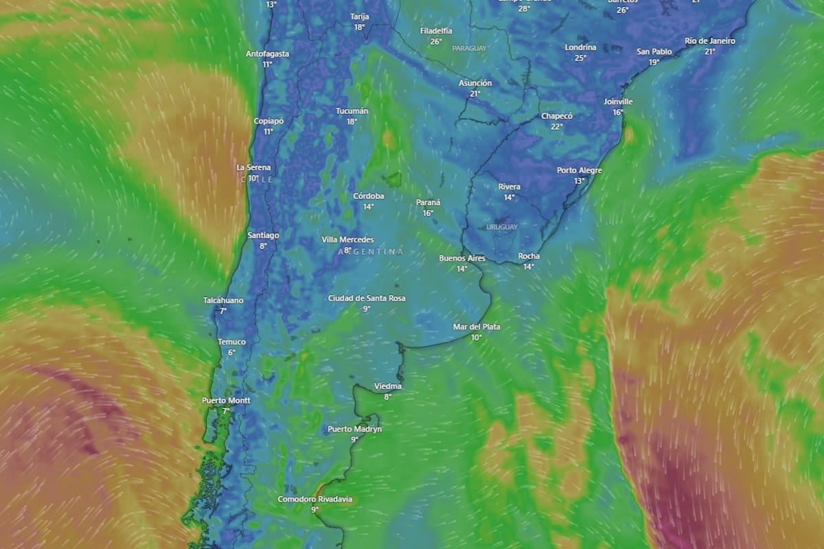 El Servicio Meteorológico Nacional informó el pronóstico para el miércoles 25 de diciembre