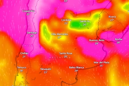 El Servicio Meteorológico Nacional informó en detalle cómo estará el clima durante la semana
