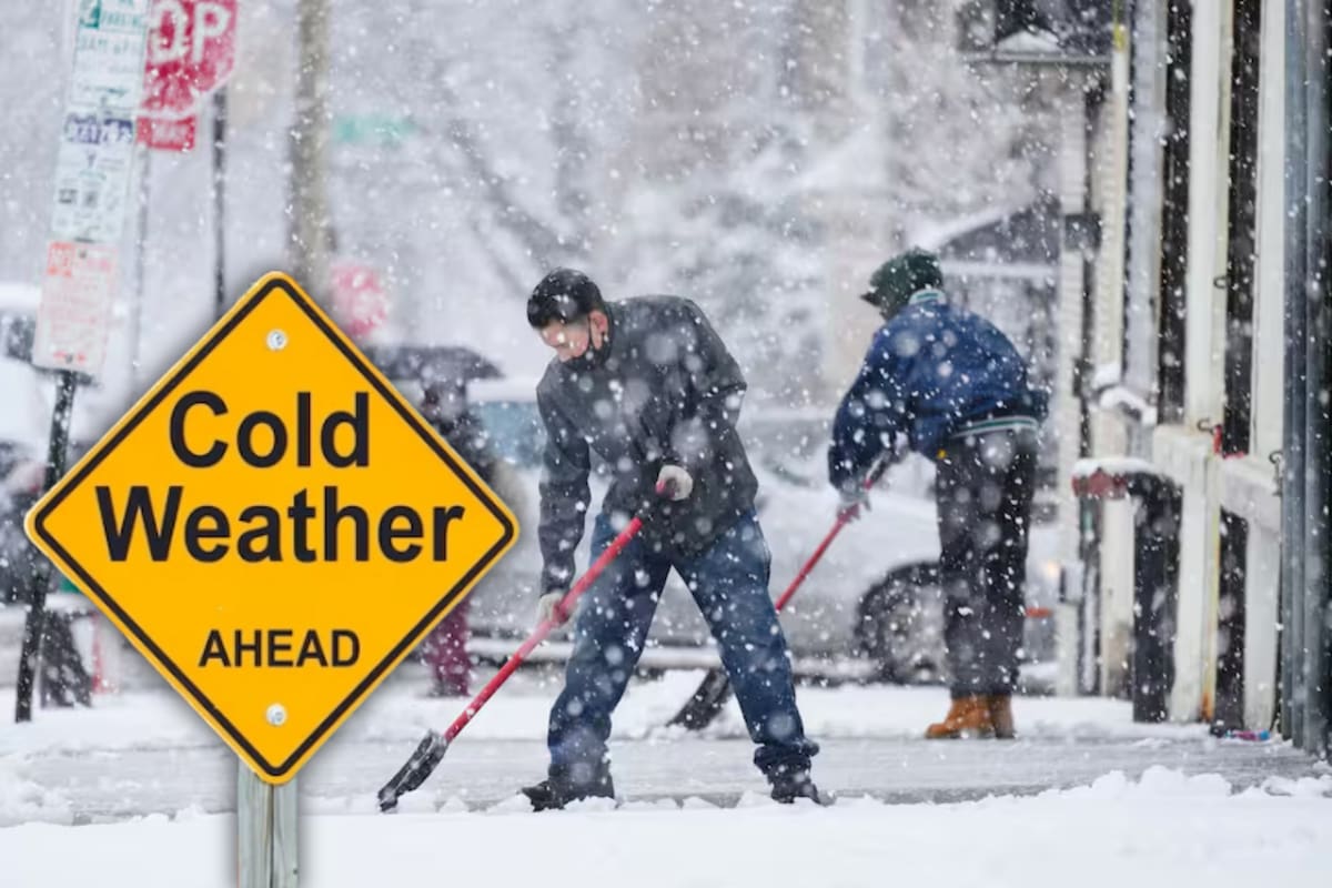 El Servicio Nacional de Meteorología (NWS) advierte de temperaturas muy por debajo de lo normal en varias zonas de la costa este de Estados Unidos