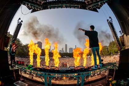 El set de Cash Cash, uno de los más celebrados por el público