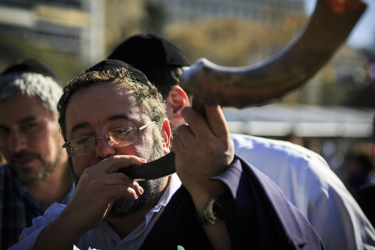 El shofar, tradicional instrumento judío