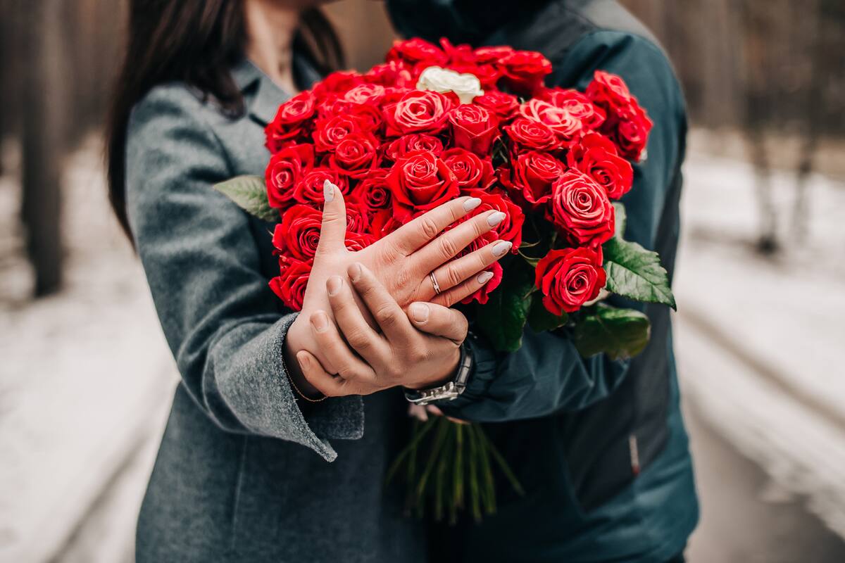 El significado de las rosas en el Día de los enamorados