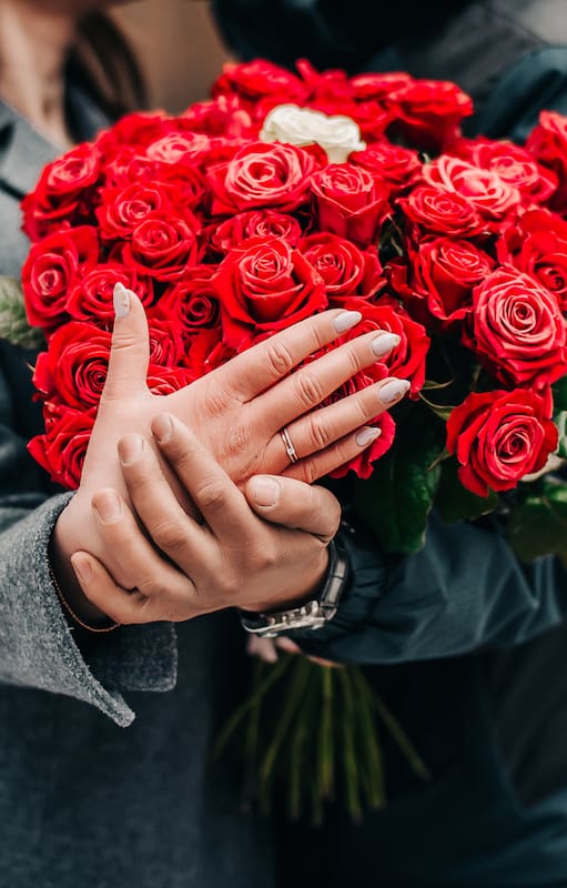 El significado de las rosas en el Día de los enamorados