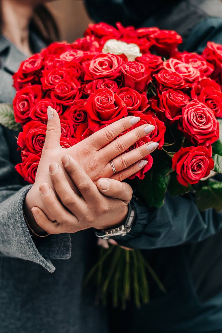 El significado de las rosas en el Día de los enamorados
