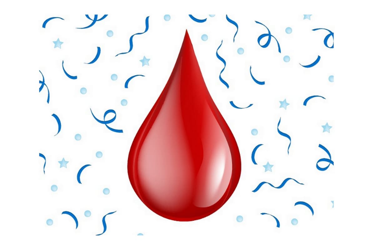 El símbolo busca representar el período femenino, pero también está ligado con las campañas de donación de sangre