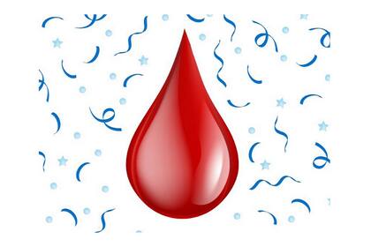 El símbolo busca representar el período femenino, pero también está ligado con las campañas de donación de sangre